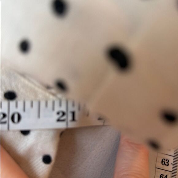 John Varvatos Dotted Short Sleeve Polka Dot Cotton Linen Button Down Shirt - Picture 7 of 9